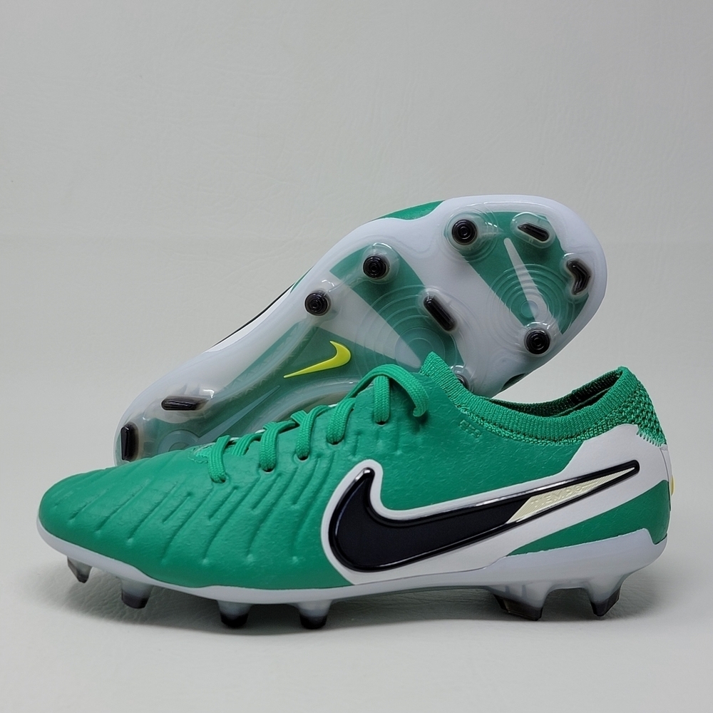 Nike Tiempo Legend 10 Elite FG Soccer Cleats Green HJ7272-300 Men's Size 4 New